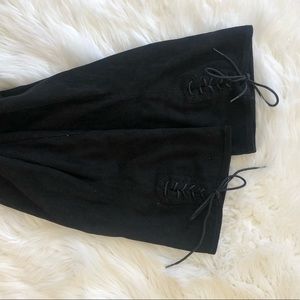 H&M over knee black boots